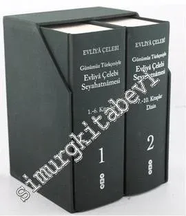 Günümüz Türkçesiyle Evliya Çelebi Seyahatnamesi 2 Cilt TAKIM -