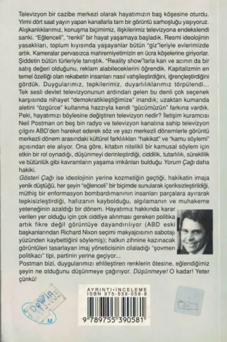 Televizyon Öldüren Eğlence Neil Postman Ayrıntı Yayınları %46 indiriml