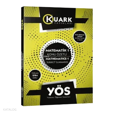 YÖS Matematik 1 Konu Özetli