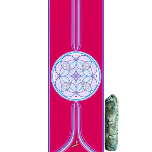 Mandala Series 4.1 mm Eternal Life Creation Doğal Kauçuk Kaydırmaz Yoga Matı