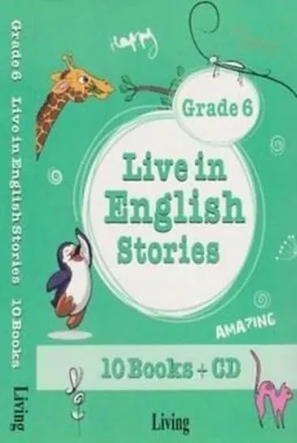 Live in English Stories Grade 6 - 10 Books-CD