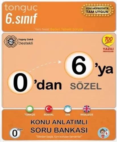Tonguç Akademi 0`dan 6`ya Sözel Konu Anlatımlı Soru Bankası