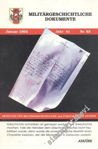 Military History Documents - Jahr: 41; Januar 1992; Nr.: 93