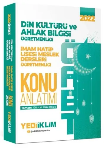 2022 ÖABT Din Kültürü ve Ahlak Bilgisi İmam Hatip Lisesi Meslek Dersleri Öğretmenliği Konu Anlatımı