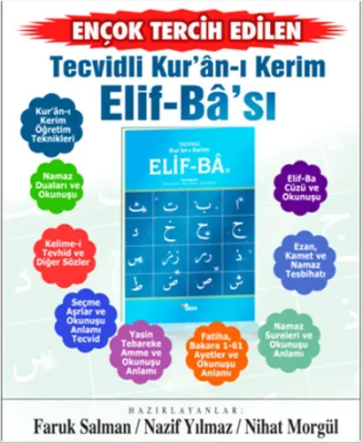 Tecvidli Kur'ân-ı Kerim Elif-Bâ'sı