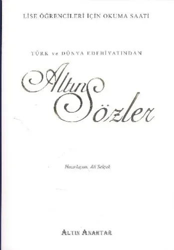 Türk Edebiyatından Altın Sözler