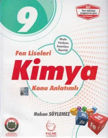 Palme 9. Sınıf Kimya Konu Anlatımlı - Fen Liseleri