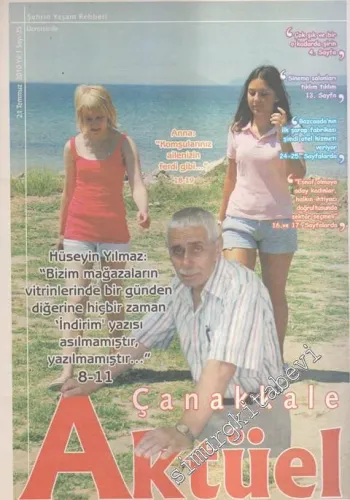 Çanakkale Aktüel - Şehrin Yaşam Rehberi  - 25    1  Temmuz