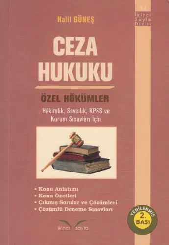 Ceza Hukuku Özel Hükümler