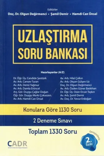 Uzlaştırma Soru Bankası