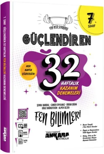ANKARA 7. SINIF FEN BİLİMLERİ 32 HAFTALIK GÜÇLENDİREN D 2027
