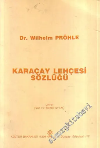 Karaçay Lehçesi Sözlüğü -        1991