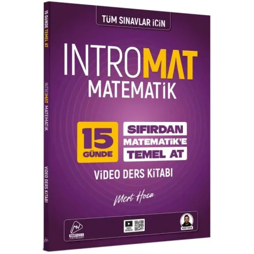 Mert Hoca Yayınları Tüm Sınavlar İçin IntroMat Matematik Video Ders Kitabı