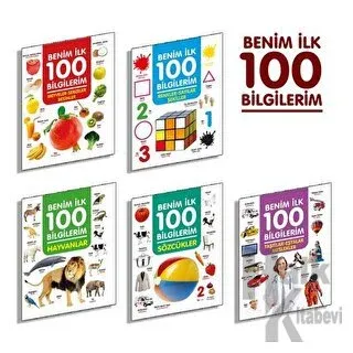 Benim İlk 100 Bilgilerim Seti - 5 Kitap Takım - Halkkitabevi