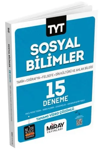Miray Yayınları TYT Sosyal Bilimler 15 Deneme