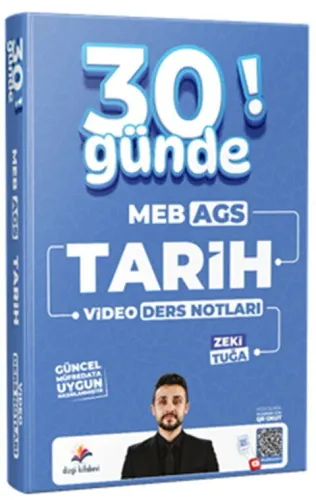 Dizgi Kitap Yayınları 2027 MEB-AGS 30 Günde Tarih Video Ders Notları