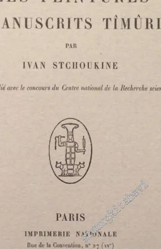 Les Peintures des Manuscrits Timurides -        1954