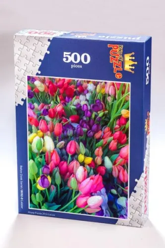 Bahçe Çiçek Serisi - Laleler 500 Parça Puzzle