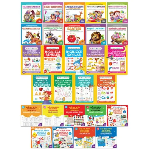 Etkinlik Oyunları Seti - 28 Kitap - Halkkitabevi