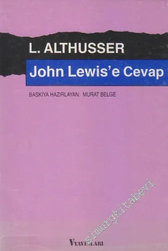 John Lewis'e Cevap -        1987