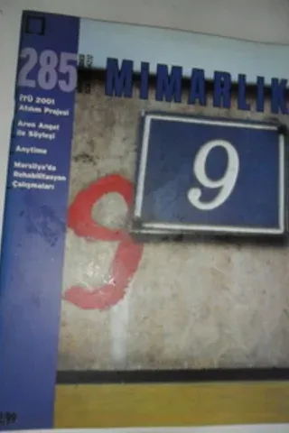 Mimarlık Dergisi 2001 / 285