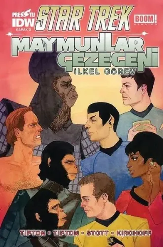 Maymunlar Gezegeni-Kapak D (Ciltli)