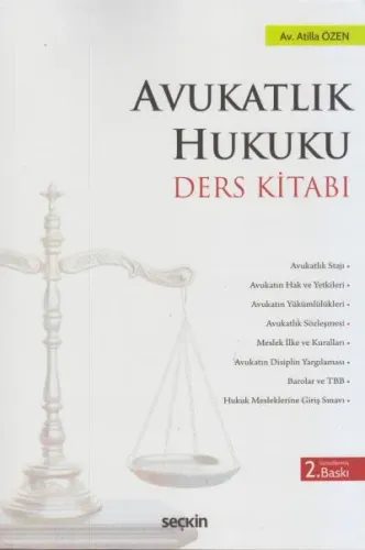 Avukatlık Hukuku Ders Kitabı