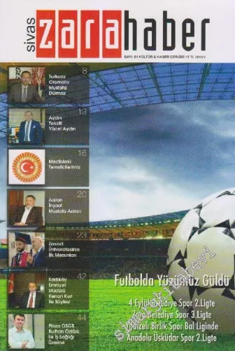Sivas Zara Kültür Haber Dergisi - Sayı: 51      Temmuz