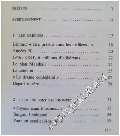 FO Confédération Force Ouvrière - 1972