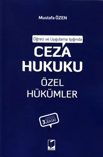 Ceza Hukuku Özel Hükümler