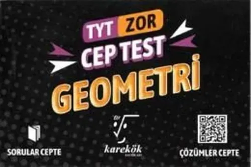 Karekök Yayınları TYT Geometri Zor Cep Test