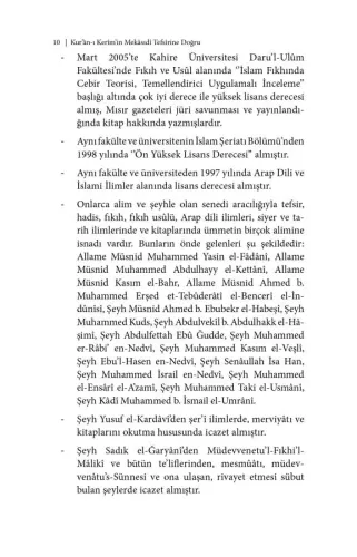 Kur'ân'ın Mekâsıdî Tefsîrine Doğru