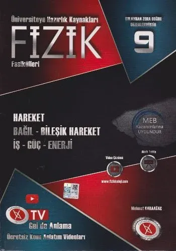 Fizik Fasikülleri 9 Hareket Bağıl-Bileşik Hareketler-İş-Güç-Enerji YENİ