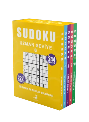 Sudoku Uzman Seviye 5 Kitap Set (6-7-8-9-10)
