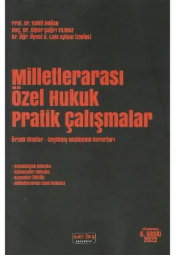 Milletlerarası Özel Hukuk Pratik Çalışmalar