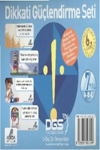 Dikkati Güçlendirme Seti 7 Yaş - Yeni Neuro - Via Sistemi İle