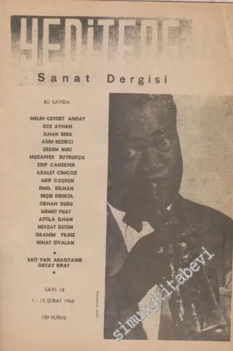 Yeditepe Sanat Dergisi TIPKIBASIM - Sayı: 18    3  Şubat