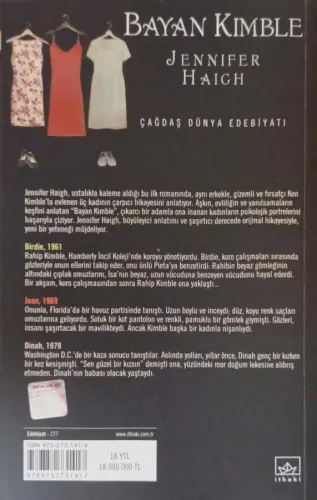 Bayan Kimble Jennifer Haigh İthaki Yayınları