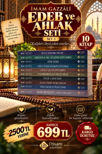 İmam Gazali Külliyatı 10 Kitap Edeb ve Ahlak Seti | benlikitap.com
