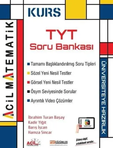 Acil Yayınları TYT Matematik KURS Soru Bankası