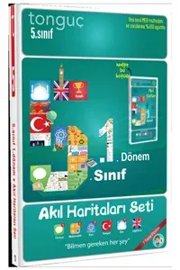 Tonguç Akademi 5. Sınıf 1. Dönem Akıl Haritaları Seti