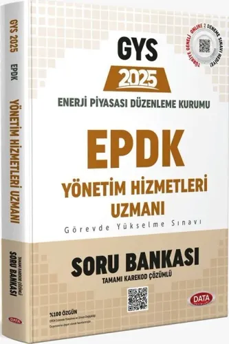 Data Yayınları 2025 Enerji Piyasası Düzenleme Kurulu (Yönetim Hizmetleri Uzmanı) GYS Soru Bankası Karekod Çözümlü)