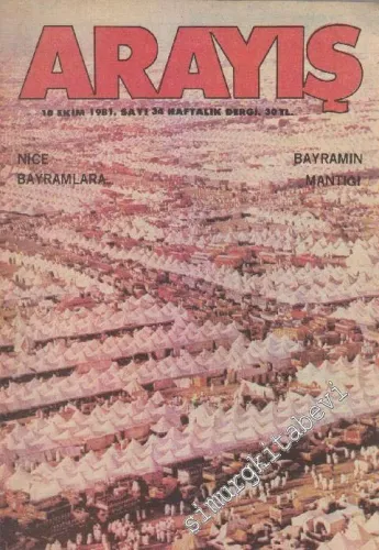 Arayış Haftalık Dergi - Sayı: 34      Ekim
