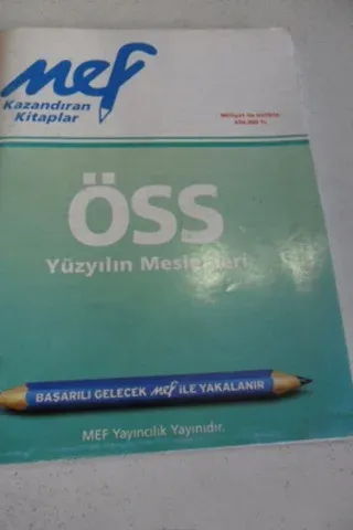 ÖSS Yüzyılın Meslekleri