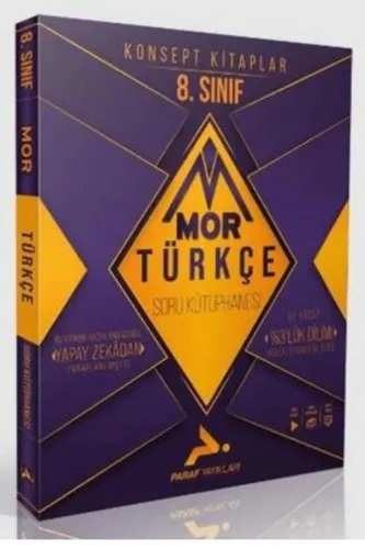 PARAF 8.Sınıf MOR TÜRKÇE Soru Kütüphanesi