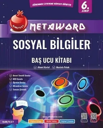 Nartest Yayınları 6. Sınıf Sosyal Bilgiler Metaword Baş Ucu Kitabı