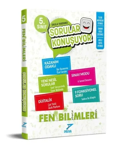 Pruva Akademi 5. Sınıf Sorular Konuşuyor Fen Bilimleri