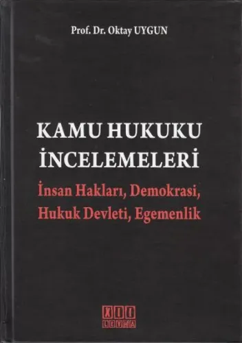 Kamu Hukuku İncelemeleri