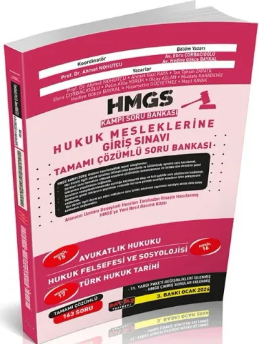 Savaş Yayınları 2026 HMGS Kampı Avukatlık Hukuku, Hukuk Felsefesi ve Sosyolojisi, Türk Hukuk Tarihi Soru Bankası