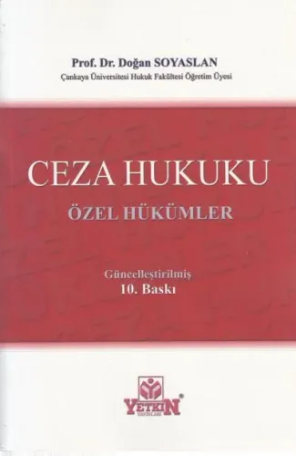 Ceza Hukuku ( Özel Hükümler )